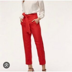 Wilfred Red Cropped Ankle Pants